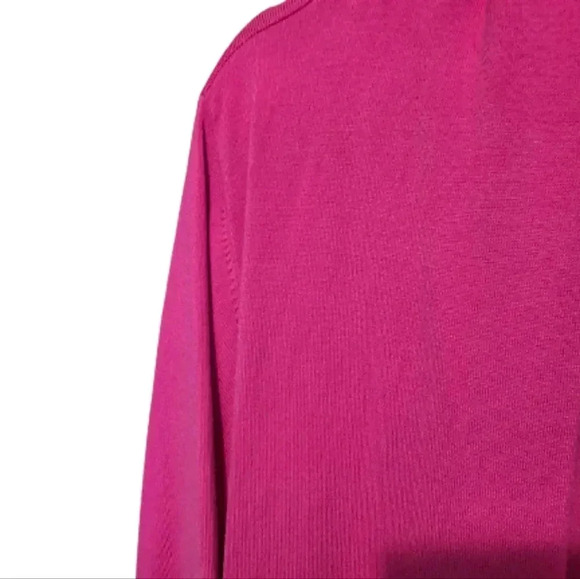 Laura Ashley Pink Cardigan 3/4 Sleeve - Picture 2 of 6